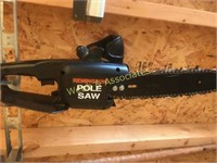 Electric chain saw, McCullough chain saw, pole saw