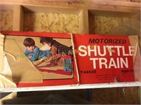 1960's child game-standing target game, motorized