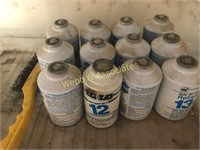12 & 134 Freon cans