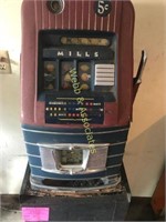 Mills 5cent working slot machine