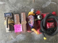 Vacuum pump, fuel cans, and portable vacuum
