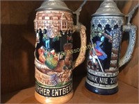 2 - 7" steins