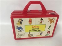 Vintage Disney Deluxe Sticker Set w/Case
