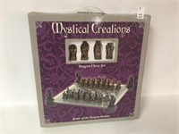 Mystical Creations Dragon Chess Set, NIB