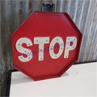 STOP sign, lights up