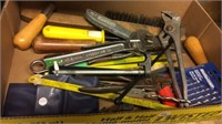Tray Of  Assortment Pliers, Adj Wrench,