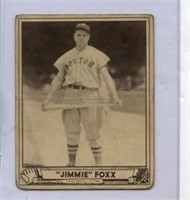 1940 Play Ball Card Jimmie Foxx HOF # 133