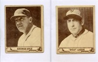 1940 Play Ball Card Lot (2) 107, 231