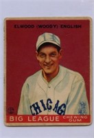 1933 Goudey Woody English # 135 Newark Ohio's Own