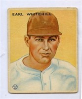 1933 Goudey Earl Whitehill # 124