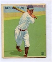 1933 Goudey Ben Chapman # 191