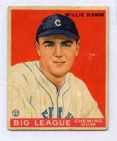 1933 Goudey Willie Kamm # 75