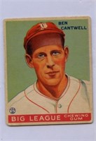 1933 Goudey Ben Cantwell # 139