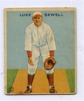 1933 Goudey Luke Sewell # 114