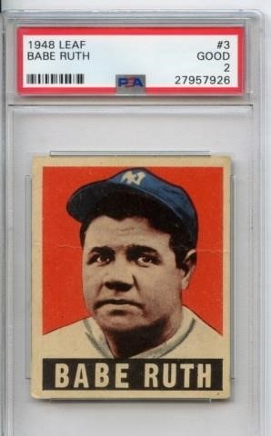 Rare Baseball Card Sale 1933 Goudey, 1948 Leaf, Play Ball+