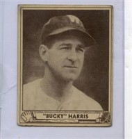 1940 Play Ball Card Bucky Harris HOF # 129
