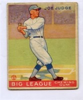 1933 Goudey Joe Judge # 155