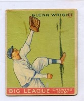 1933 Goudey Glenn Wright # 143