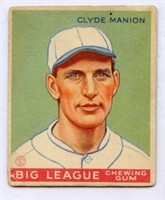 1933 Goudey Clyde Manion # 80