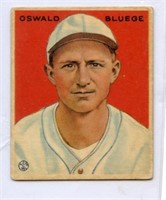 1933 Goudey Oswald Bluege # 113