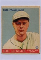 1933 Goudey Fred Frankhouse # 131