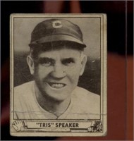 1940 Play Ball Card Tris Speaker HOF # 170
