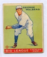 1933 Goudey George Walberg # 145