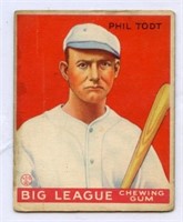 1933 Goudey Phil Todt # 86