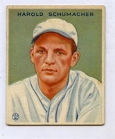 1933 Goudey Harold Schumacher # 240
