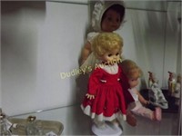 3 Vintage Soft Plastic Dolls
