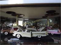 3 Die Cast Models - Ford Plymouth & Cadillac