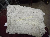 72" X 96" Hand Crochet Spread