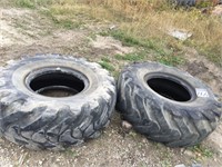 Used General 20.5 X 25 Tubless Tires / Qty Of 2