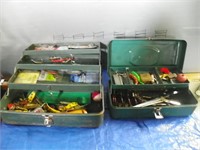 Pr of tackle boxes & tackle
