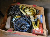 1 box Tire Chains, Straps & Other misc