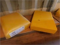 2 Yellow John Deere Seat Cushions