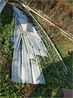 TV antenna section in miscellaneous tin roofing