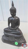 Bronze casted seated Buddha in Contemplation