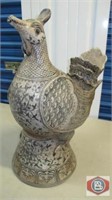 India glazed ceramic Mythical Bird like stylized