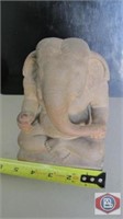 Thailand modern ceramic pottery figure of Ganesh.