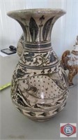 South East Asian glazed ceramic vases (2). Both