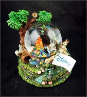 Disney 8 1/2" Snow Globe Music Box Figurine