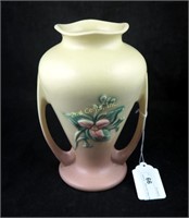 1940's Hull Pottery Pink Magnolia 9 1/2" Vase