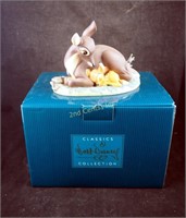 Disney 2000 8" Bambi & Mother Ceramic Figurine New