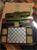 VINTAGE RONSON PUNCH CARD GAMING BOARD