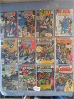 12 Sgt Rock Comic Books