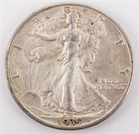 Coin 1935-S Walking Liberty Half Dollar Choice BU