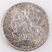 Coin 1910 Mexico 1 Peso in Brilliant Unc.  Rare
