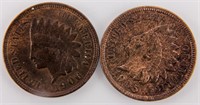 Coin 2 Almost Unc. Indian Head Cents 1905 & 06