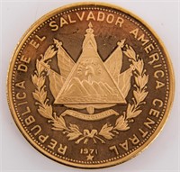 Coin Republic of El Salvador .900 Fine Gold Coin